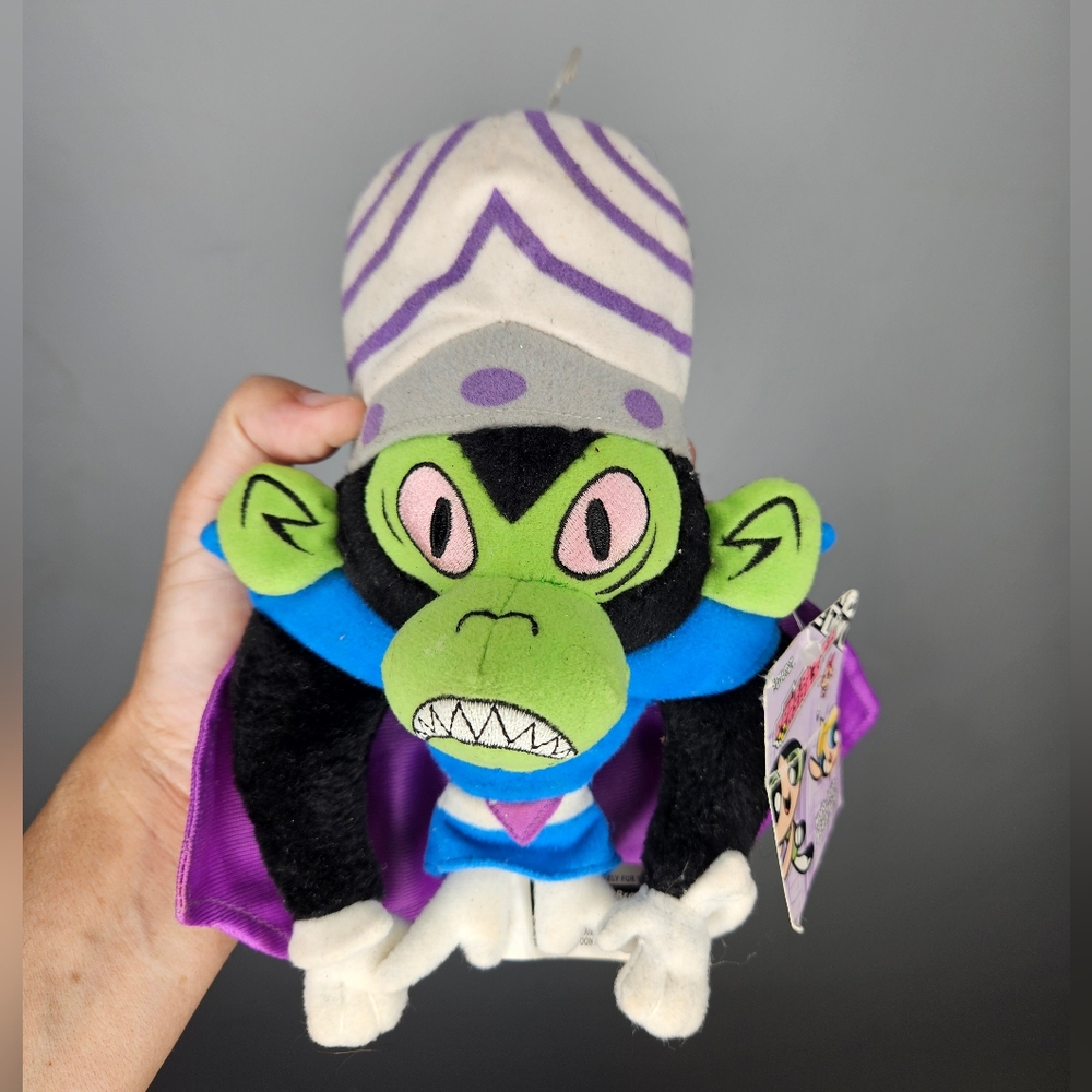 Power Puff Girls Mojo JoJo Cartoon Network Warner Bros. Plush Toy 8"